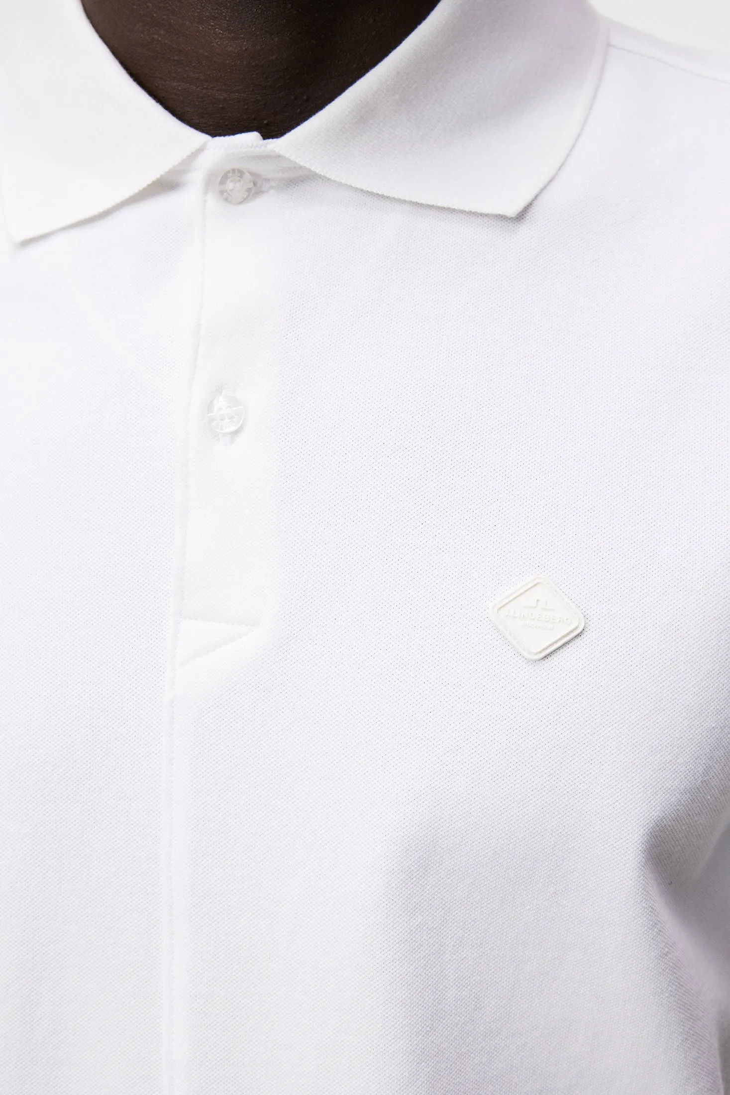 Rubi Slim Polo Shirt / White