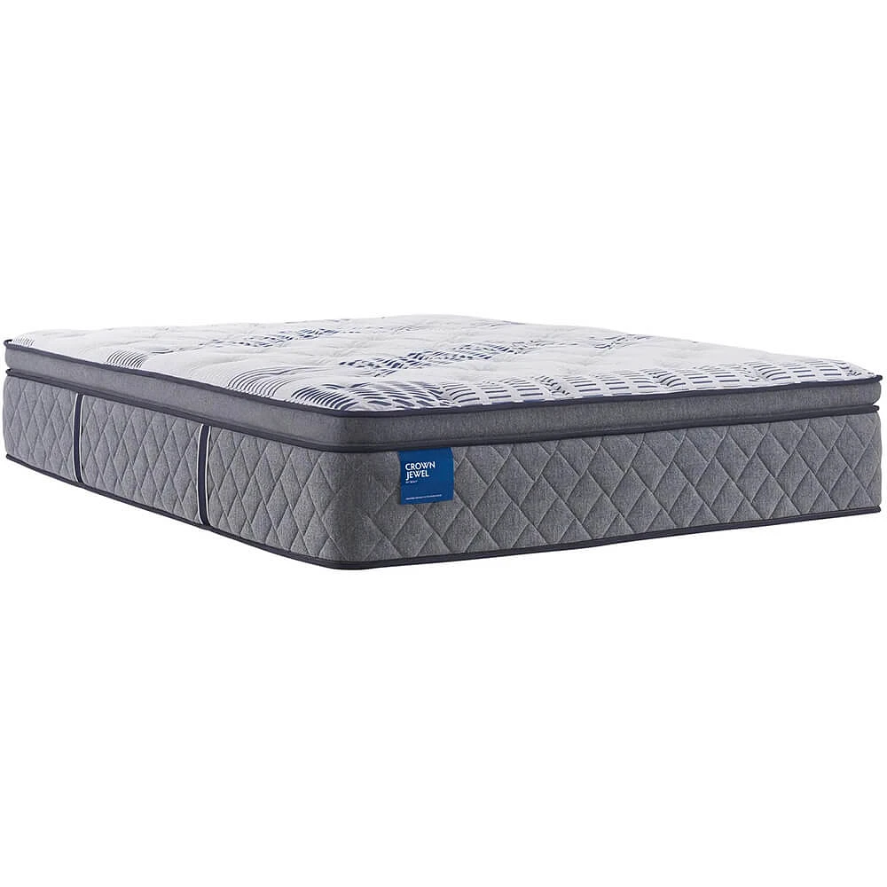 Sealy 52667551 Roseway Plush Mattress - Queen | Electronic Express