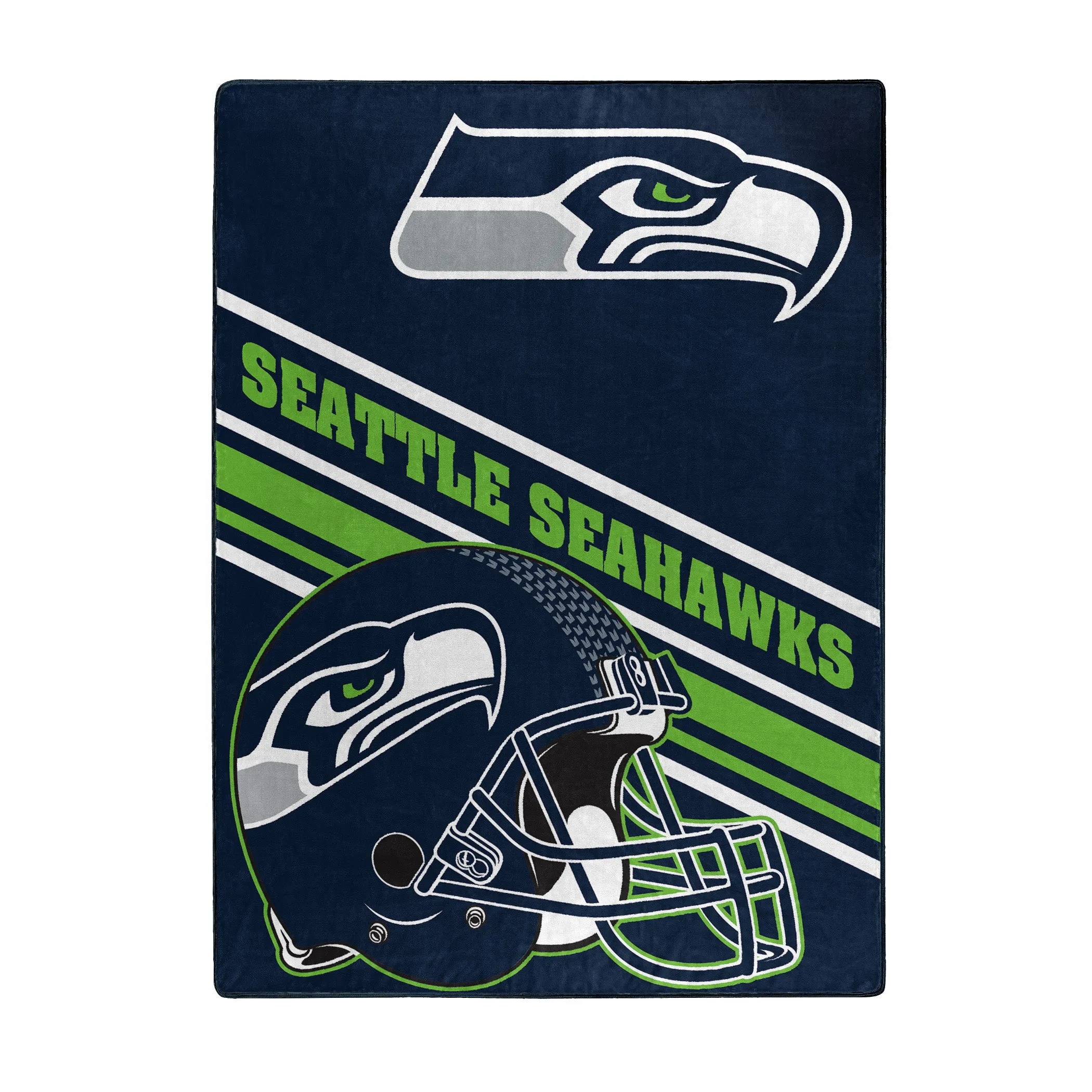 Seattle Seahawks 60 x 80 Slant Royal Plush Blanket