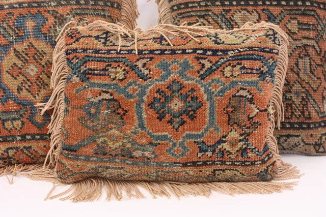 Set of 3 Antique Kilim Pillows