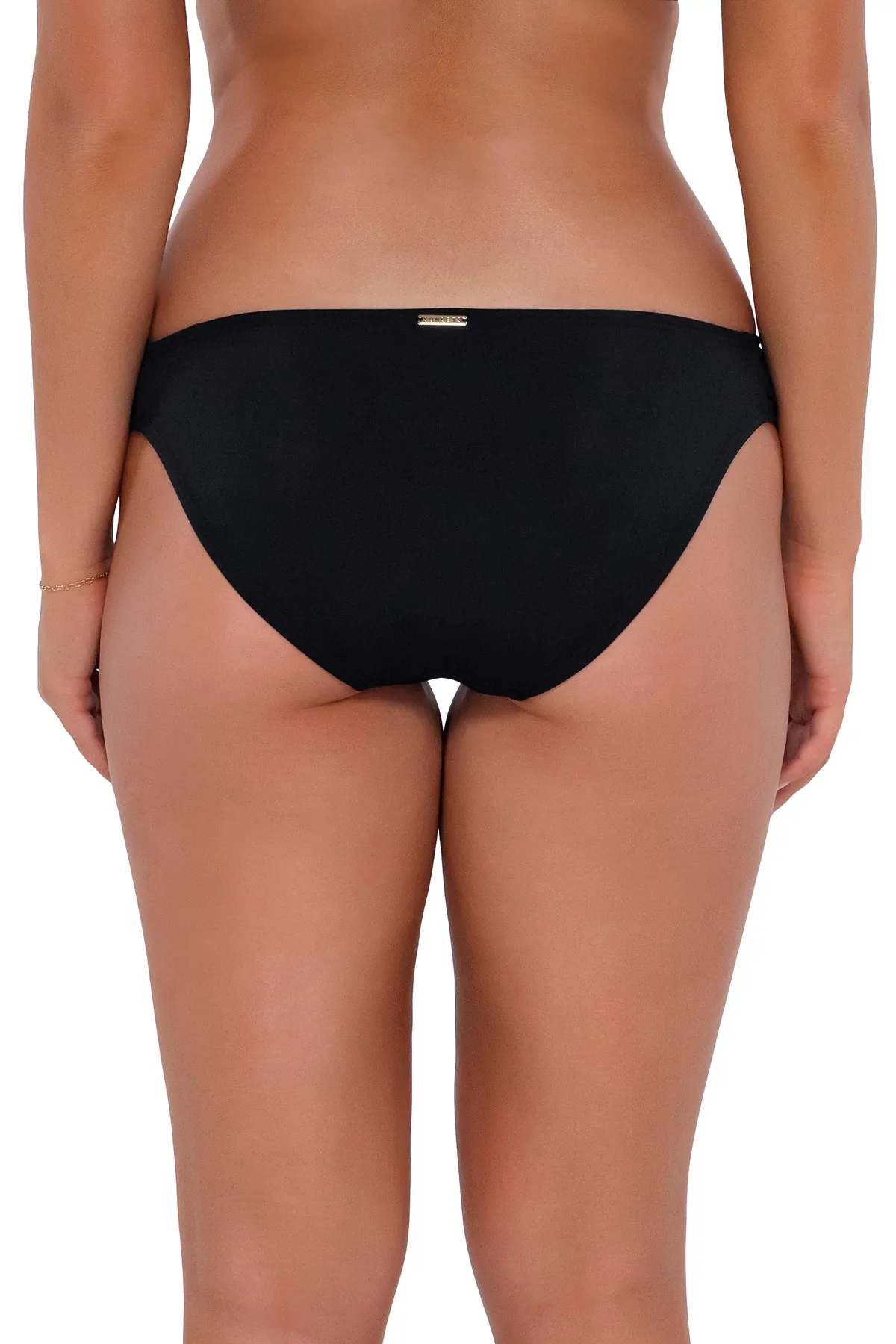 Shirred Tab Side Bikini Bottom