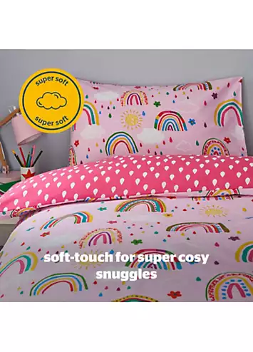 Silentnight Healthy Growth Rainbow Duvet Cover Set | Kaleidoscope