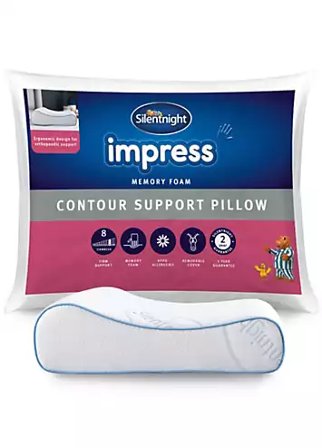 Silentnight Impress Memory Foam Contour Pillow | Kaleidoscope