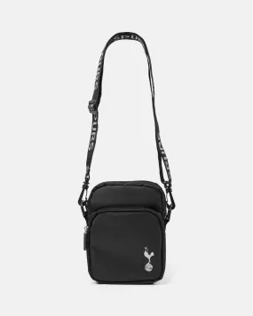 Spurs Recycled Fabric Black Shoulder Bag