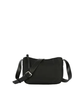 STITCH DETAIL NYLON CROSSBODY BAG