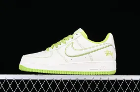 Stussy x Nike Air Force 1 07 Low White Apple Green UN1635-888