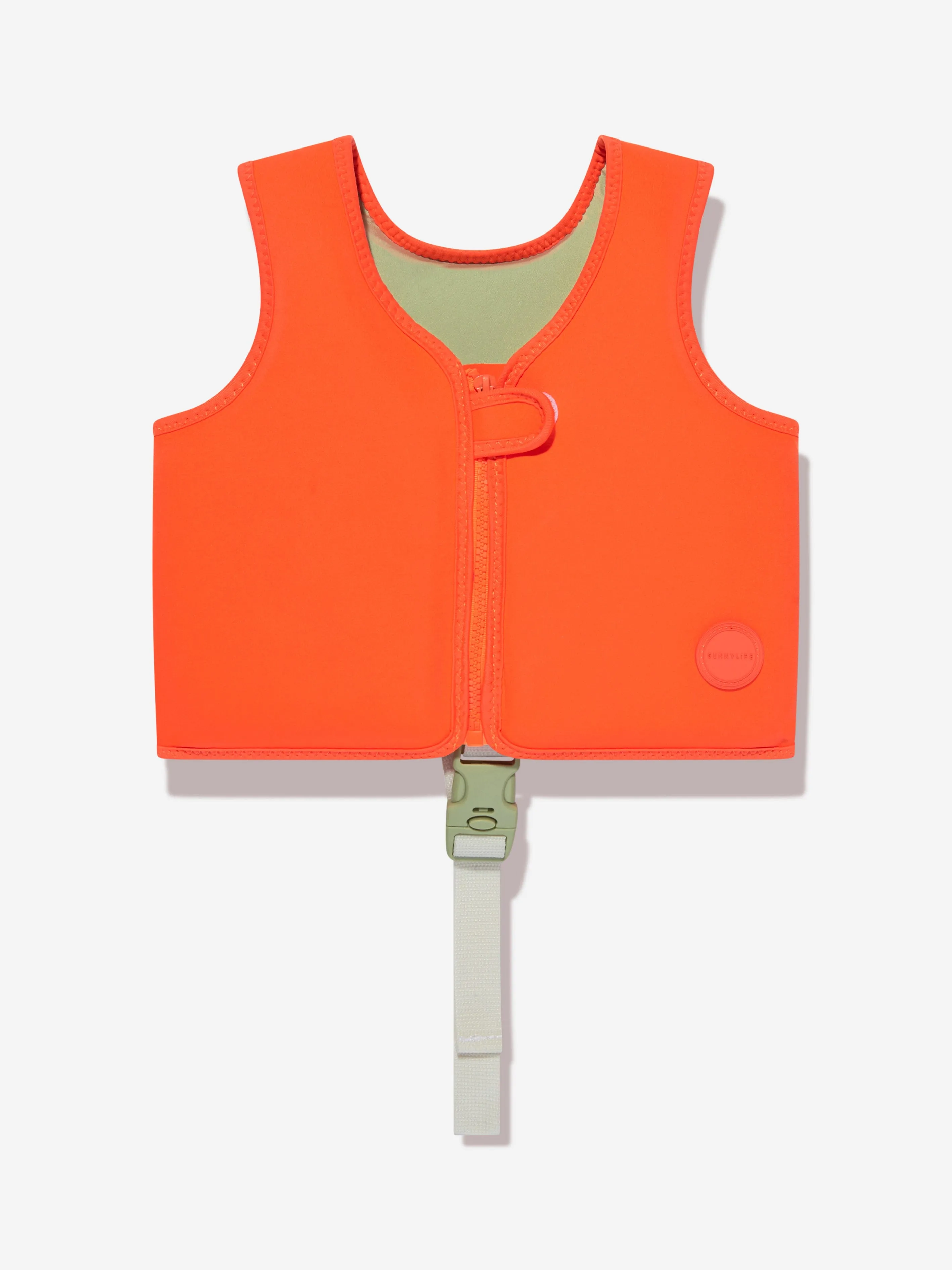 Sunnylife Kids Sonny The Sea Creature Swim Vest in Orange