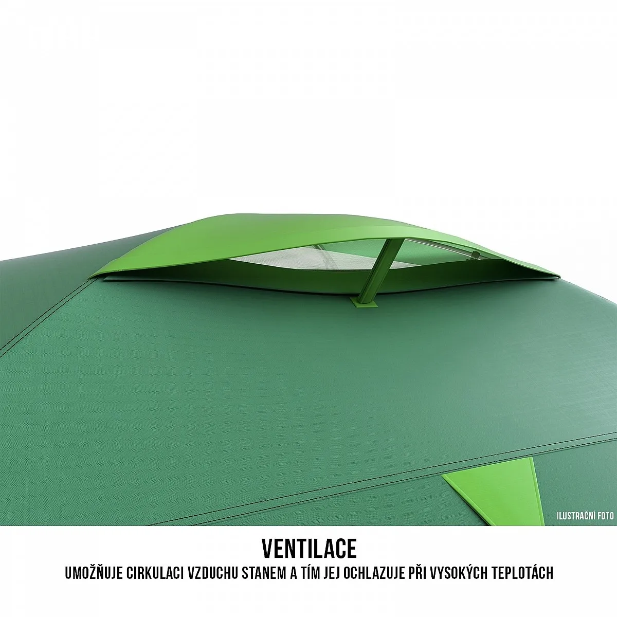 tent Husky Bizon 4 Plus - Green