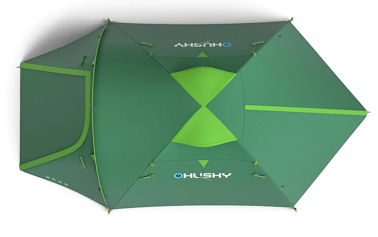 tent Husky Bizon 4 Plus - Green