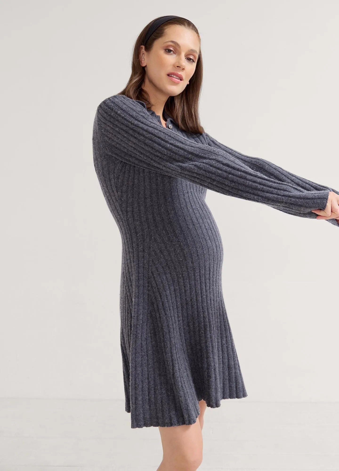 The Addie Polo Sweater Dress