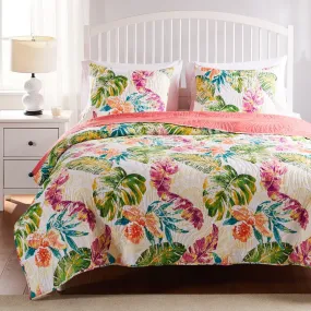 Tropics Quilt And Pillow Sham Set