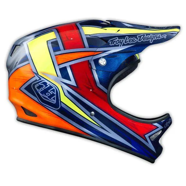 Troy Lee Designs D2 Full Face Helmet - Proven Navy