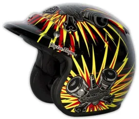 Troy Lee Designs Piston Full Face Helmet - Black-Yellow