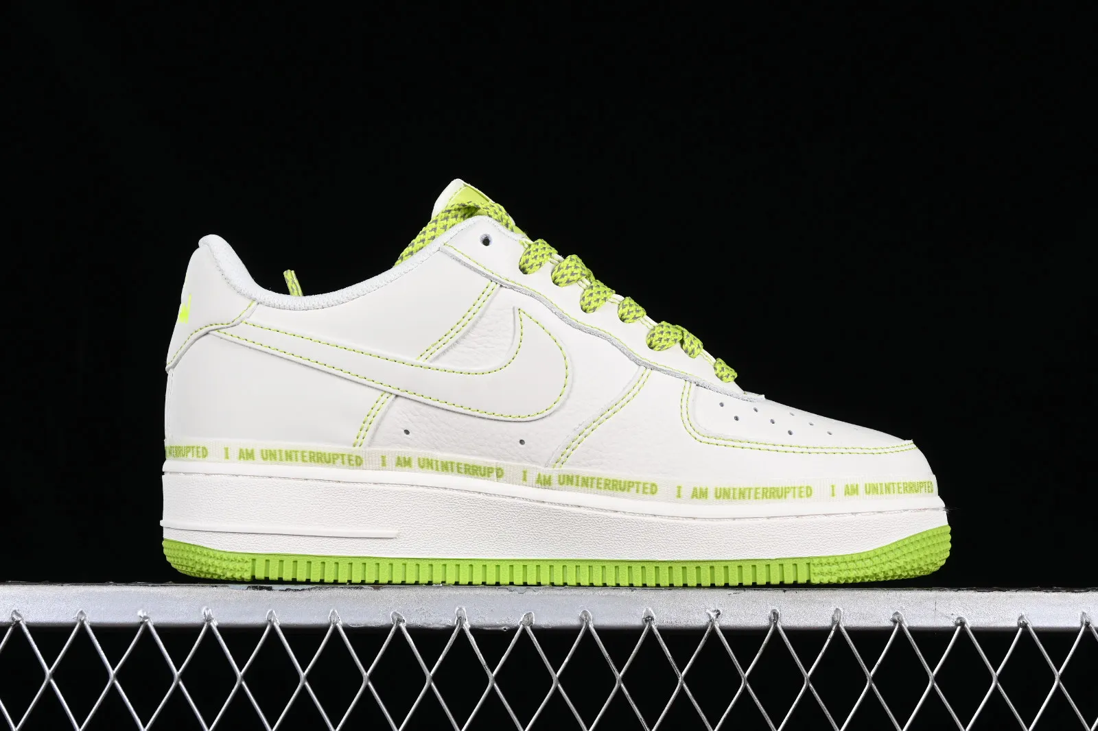 Uninterrupted x Nike Air Force 1 07 Low MORE THAN Rice White Green LJ2322-568