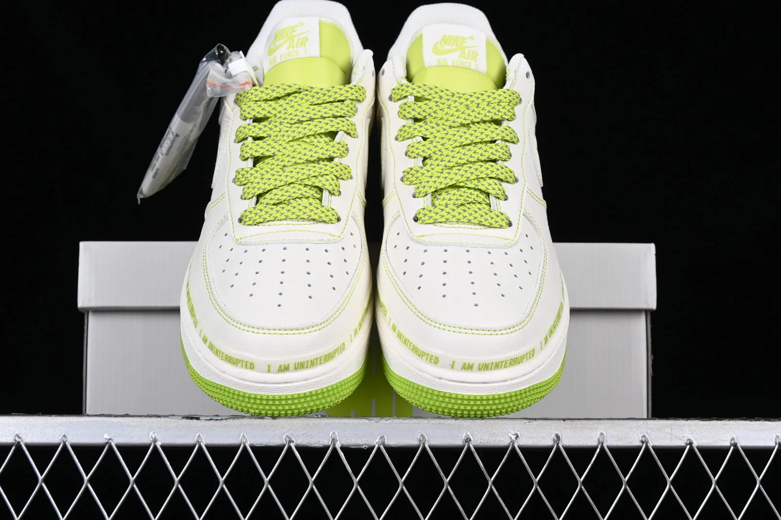 Uninterrupted x Nike Air Force 1 07 Low MORE THAN Rice White Green LJ2322-568