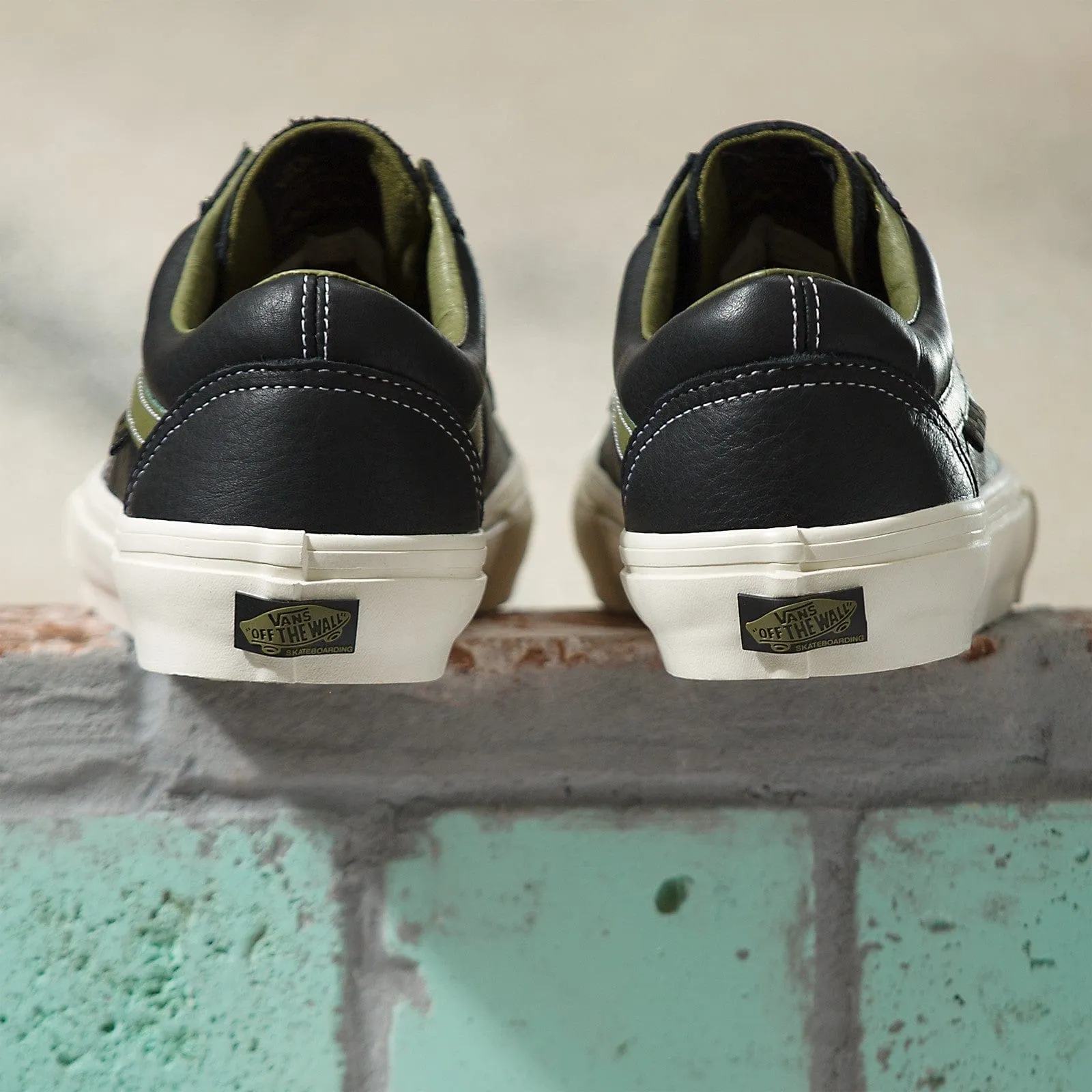 Vans | Skate Old Skool - Butter Leather Black/Green