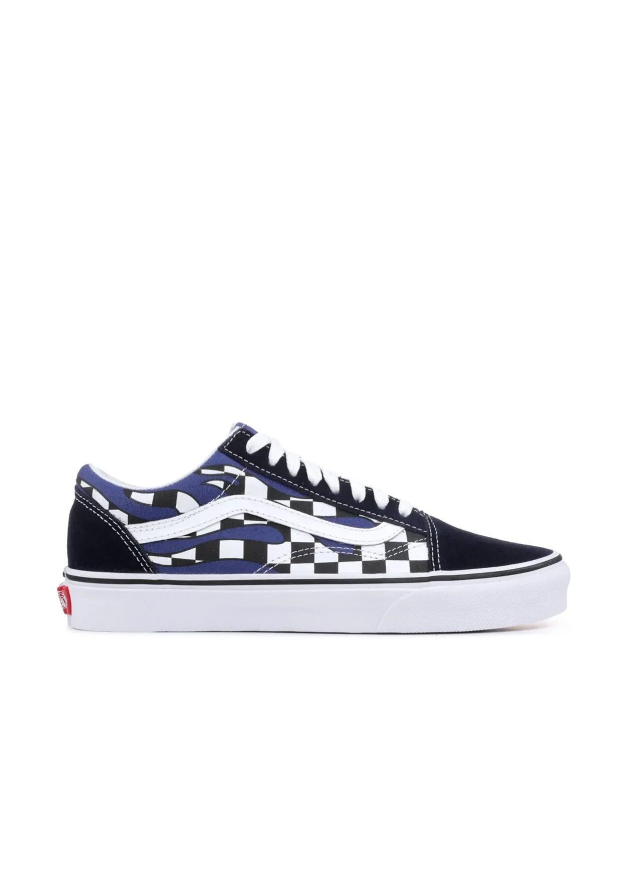 Vans Checker Flame Old Skool  - Blue