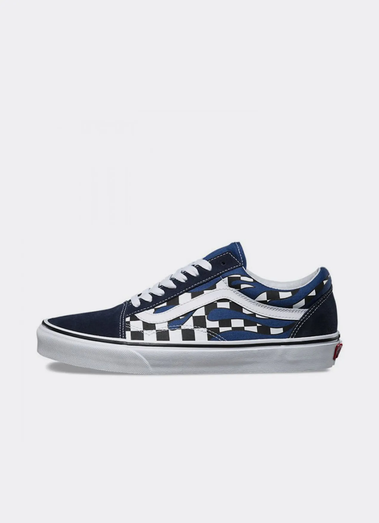 Vans Checker Flame Old Skool  - Blue