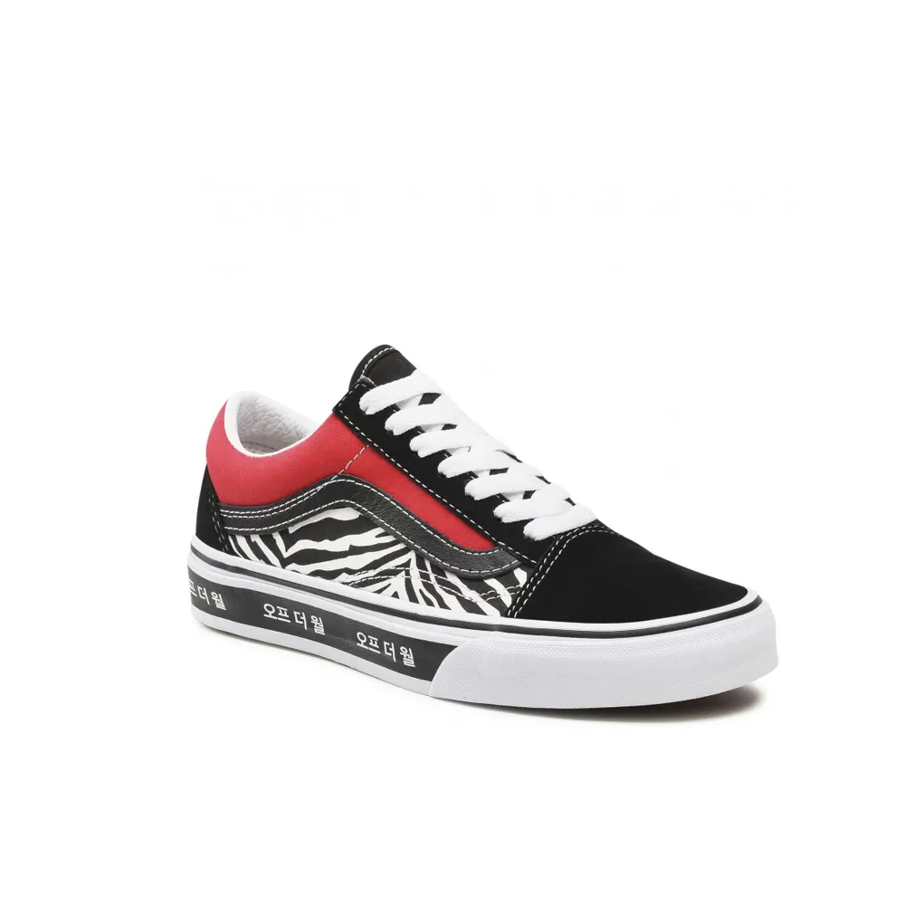 Vans Old Skool Korean Typography Racing Red/True Blue VN0A38G19HW1