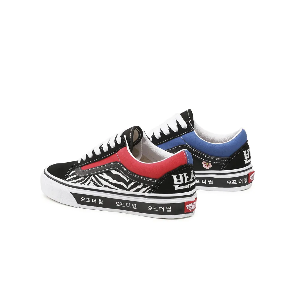 Vans Old Skool Korean Typography Racing Red/True Blue VN0A38G19HW1