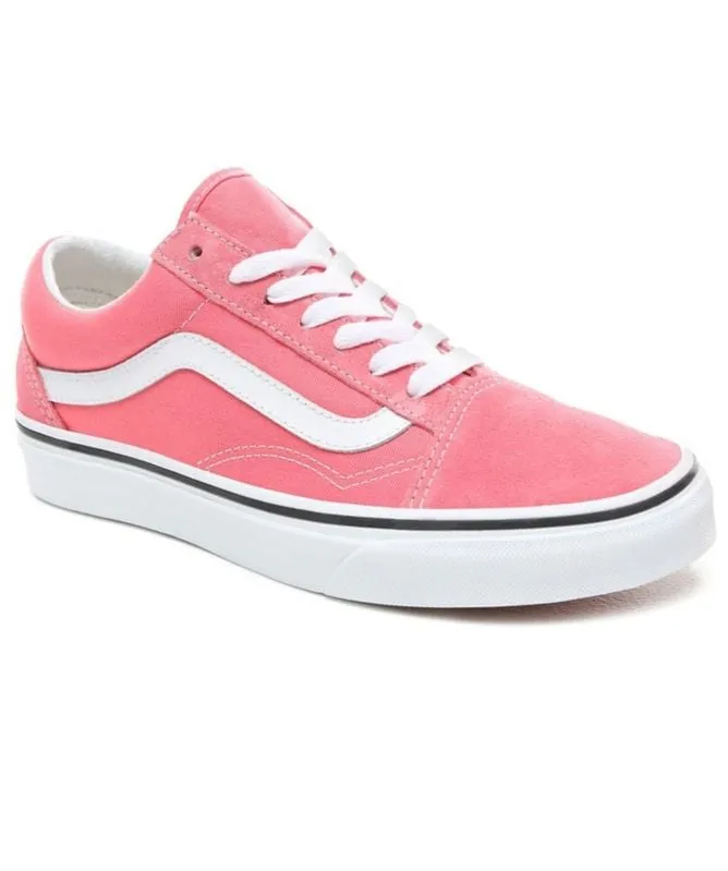 Vans Old Skool Trainers | Strawberry Pink / True White