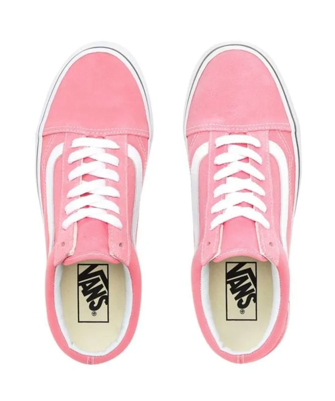 Vans Old Skool Trainers | Strawberry Pink / True White