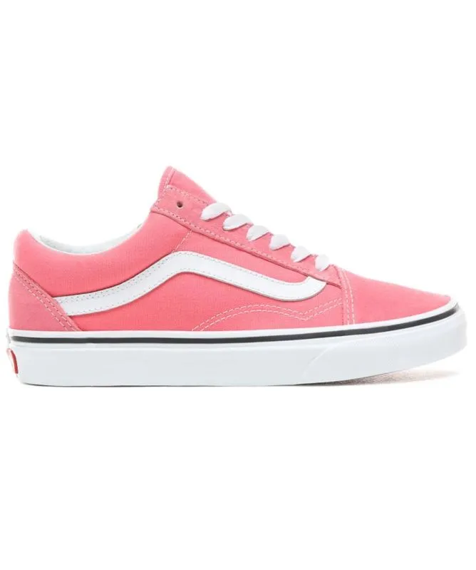 Vans Old Skool Trainers | Strawberry Pink / True White