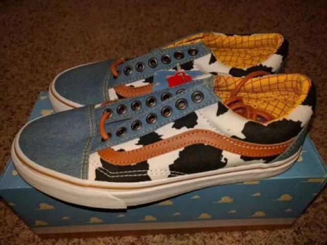 Vans Old Skool x Toy Story Woody Cowboy Denim Disney Cow...