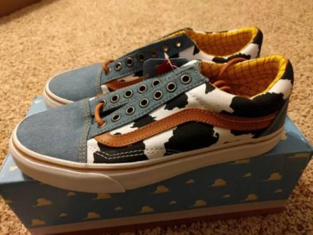 Vans Old Skool x Toy Story Woody Cowboy Denim Disney Cow...