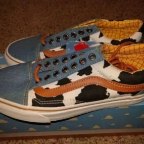 Vans Old Skool x Toy Story Woody Cowboy Denim Disney Cow...