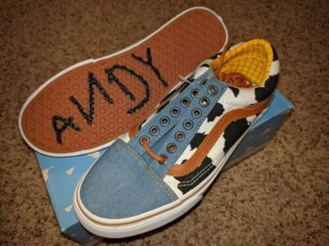 Vans Old Skool x Toy Story Woody Cowboy Denim Disney Cow...