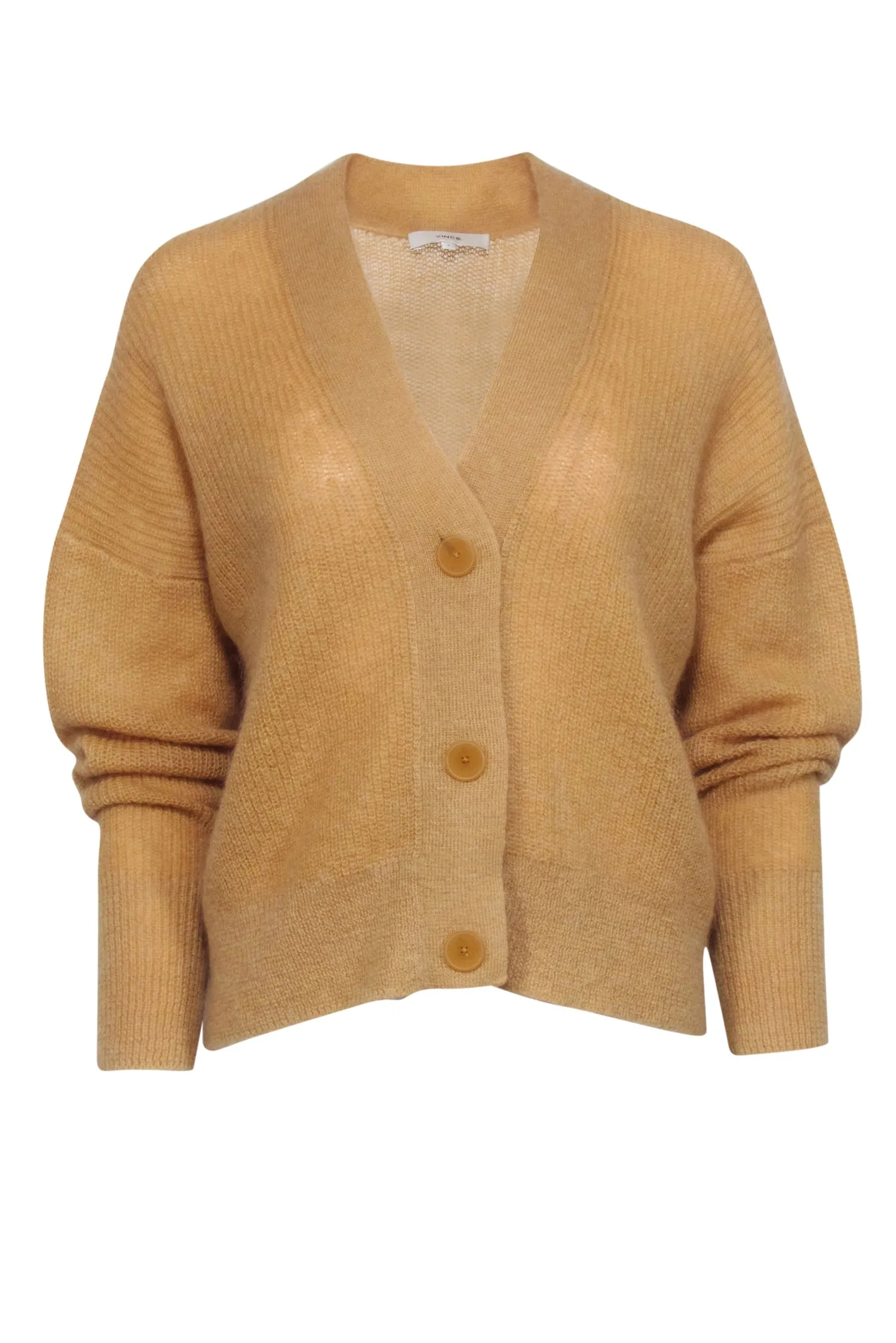 Vince - Camel Mohair Blend Cardigan Sz S