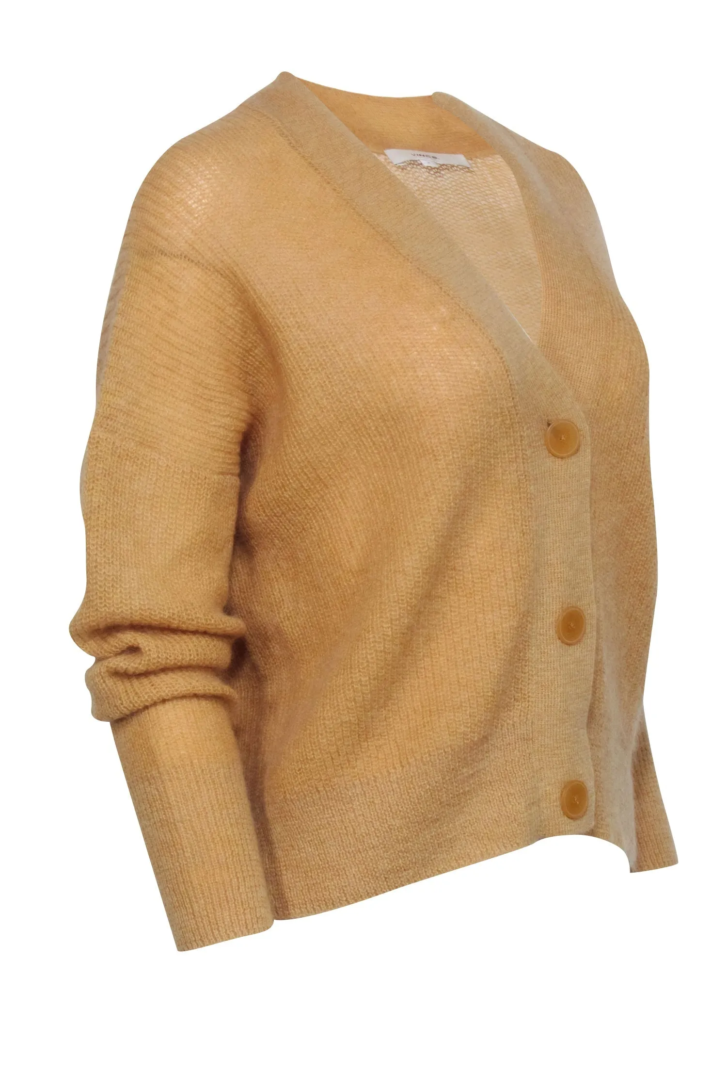 Vince - Camel Mohair Blend Cardigan Sz S