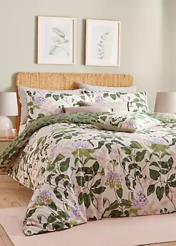 Wylder Nature Passiflora 180 Thread Count Reversible Duvet Cover Set | Kaleidoscope