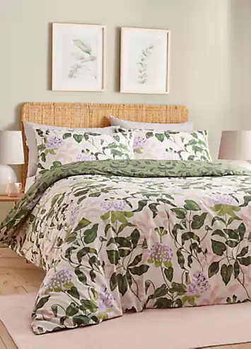 Wylder Nature Passiflora 180 Thread Count Reversible Duvet Cover Set | Kaleidoscope