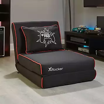 X Rocker Crash Pad JR Fold-out Gaming Chair & Mattress | Kaleidoscope